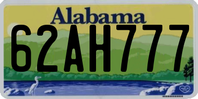 AL license plate 62AH777