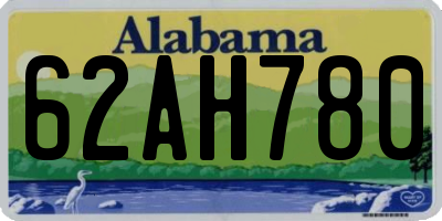AL license plate 62AH780