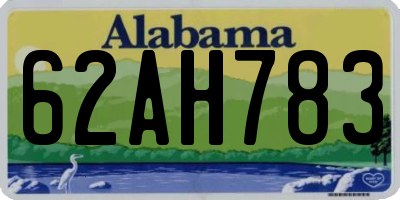 AL license plate 62AH783
