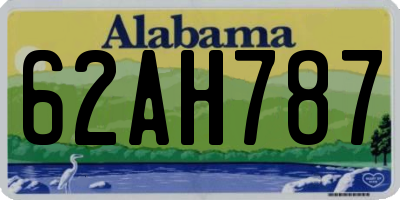 AL license plate 62AH787