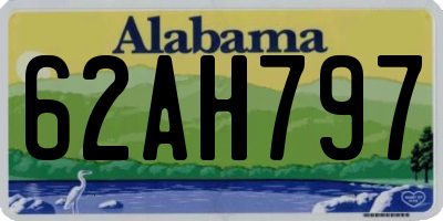 AL license plate 62AH797