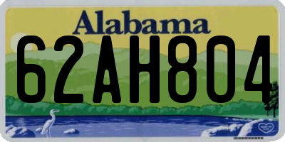 AL license plate 62AH804