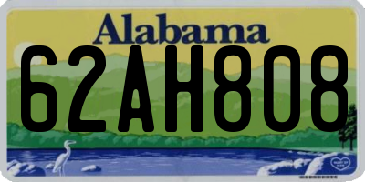 AL license plate 62AH808
