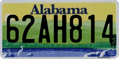 AL license plate 62AH814
