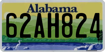AL license plate 62AH824