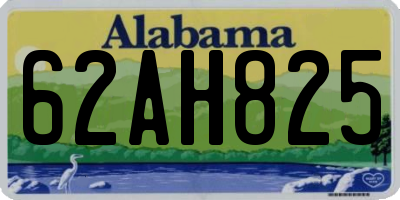 AL license plate 62AH825