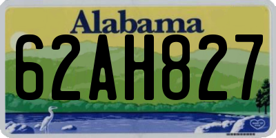 AL license plate 62AH827