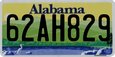 AL license plate 62AH829