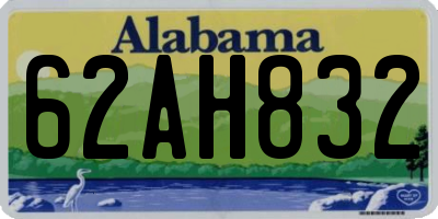 AL license plate 62AH832
