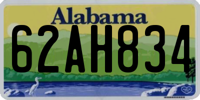 AL license plate 62AH834