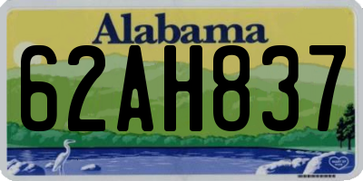 AL license plate 62AH837