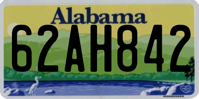 AL license plate 62AH842
