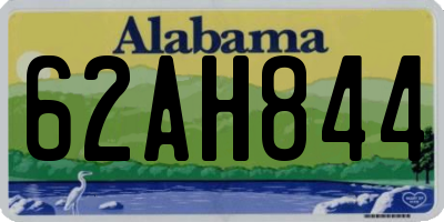 AL license plate 62AH844