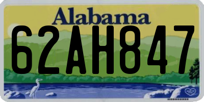 AL license plate 62AH847
