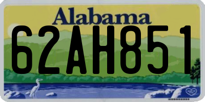AL license plate 62AH851