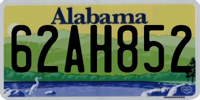 AL license plate 62AH852