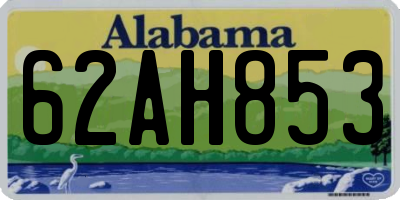 AL license plate 62AH853