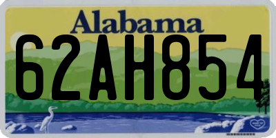 AL license plate 62AH854