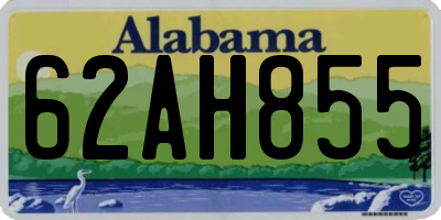 AL license plate 62AH855