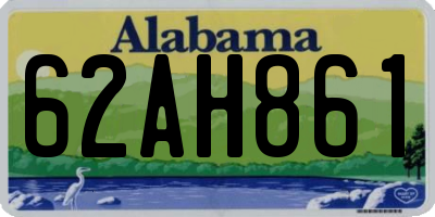 AL license plate 62AH861