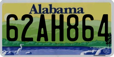 AL license plate 62AH864