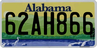 AL license plate 62AH866