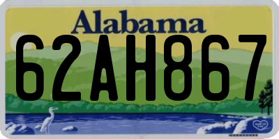 AL license plate 62AH867