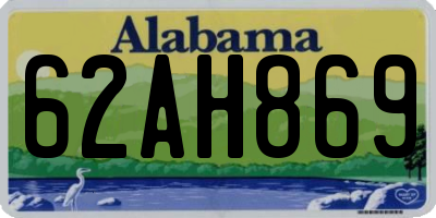 AL license plate 62AH869