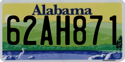 AL license plate 62AH871