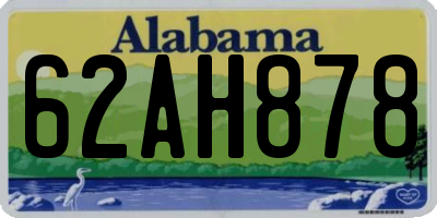 AL license plate 62AH878