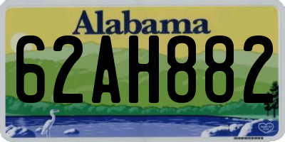 AL license plate 62AH882