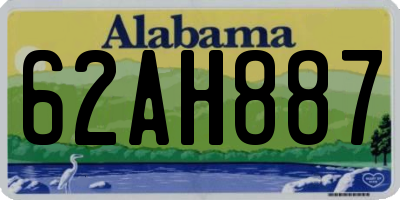 AL license plate 62AH887