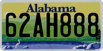 AL license plate 62AH888