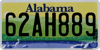 AL license plate 62AH889