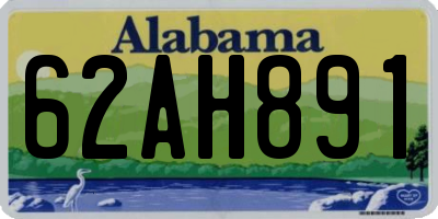 AL license plate 62AH891