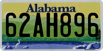AL license plate 62AH896