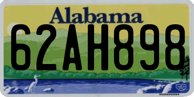 AL license plate 62AH898