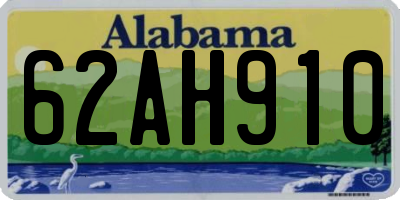 AL license plate 62AH910