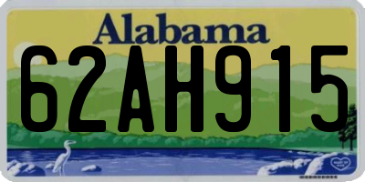 AL license plate 62AH915