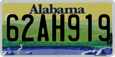AL license plate 62AH919