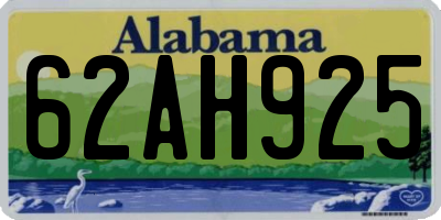 AL license plate 62AH925