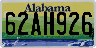 AL license plate 62AH926
