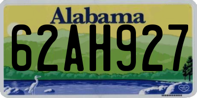 AL license plate 62AH927