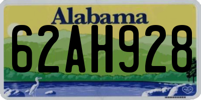 AL license plate 62AH928