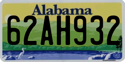 AL license plate 62AH932