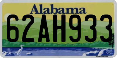 AL license plate 62AH933