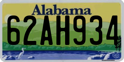 AL license plate 62AH934