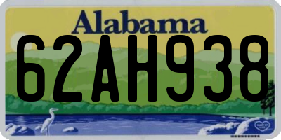 AL license plate 62AH938