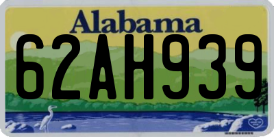 AL license plate 62AH939