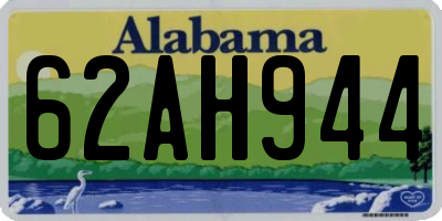 AL license plate 62AH944